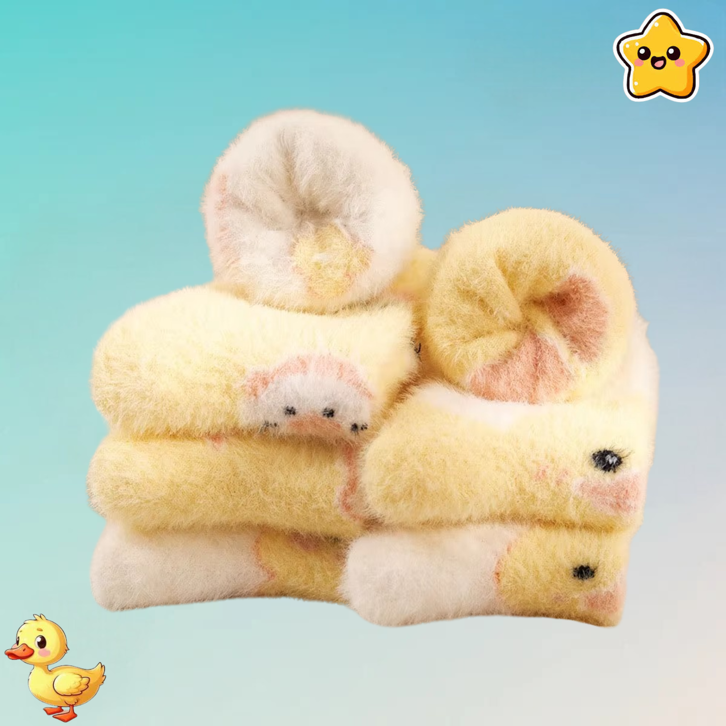 Flauschige Ente