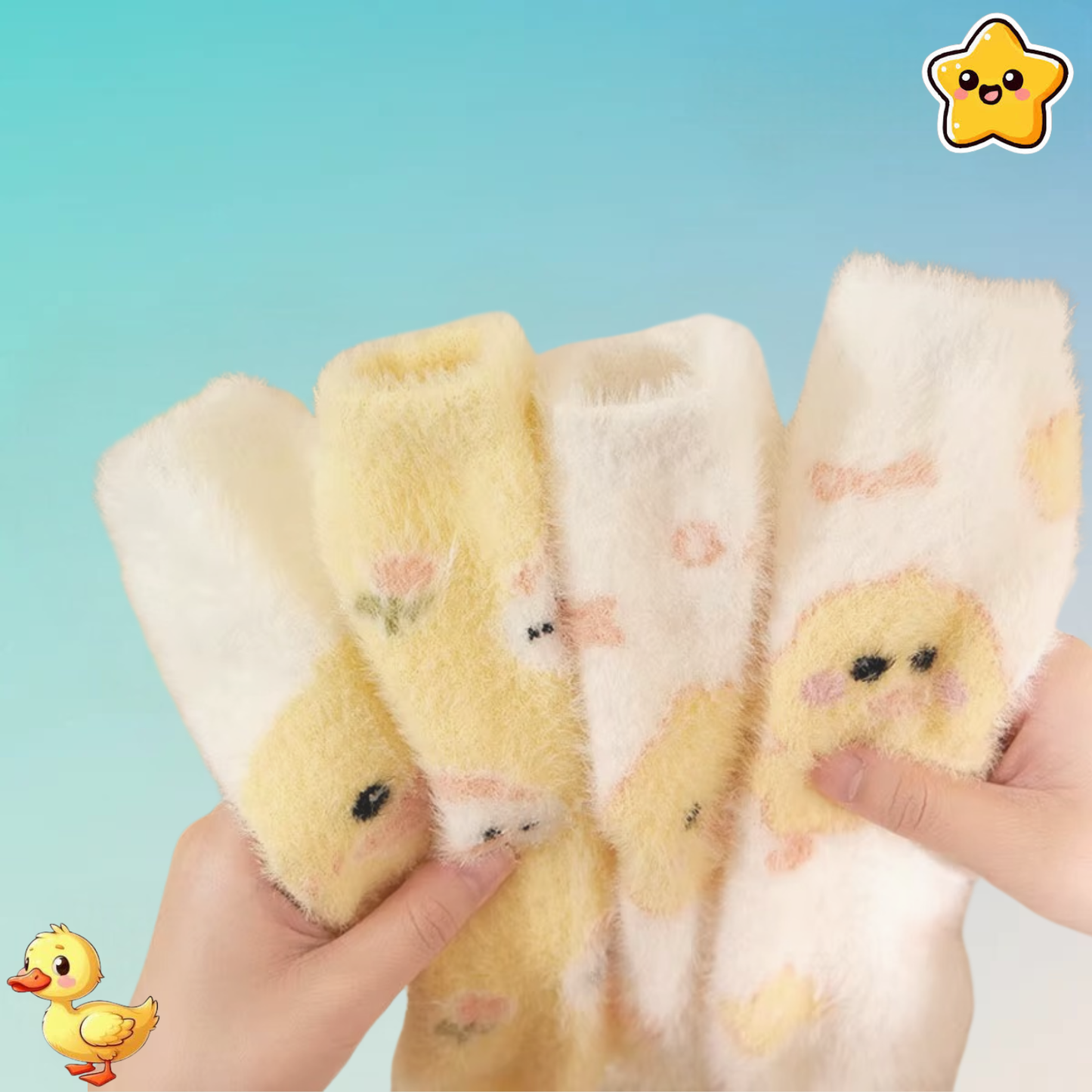 Flauschige Ente