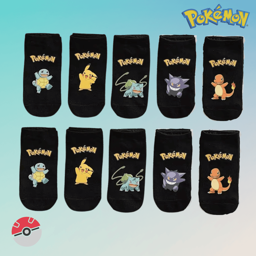 Pokemon Schwarz (5 Paar)