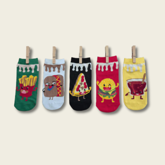 Fastfood-Emojis (5 Paar)
