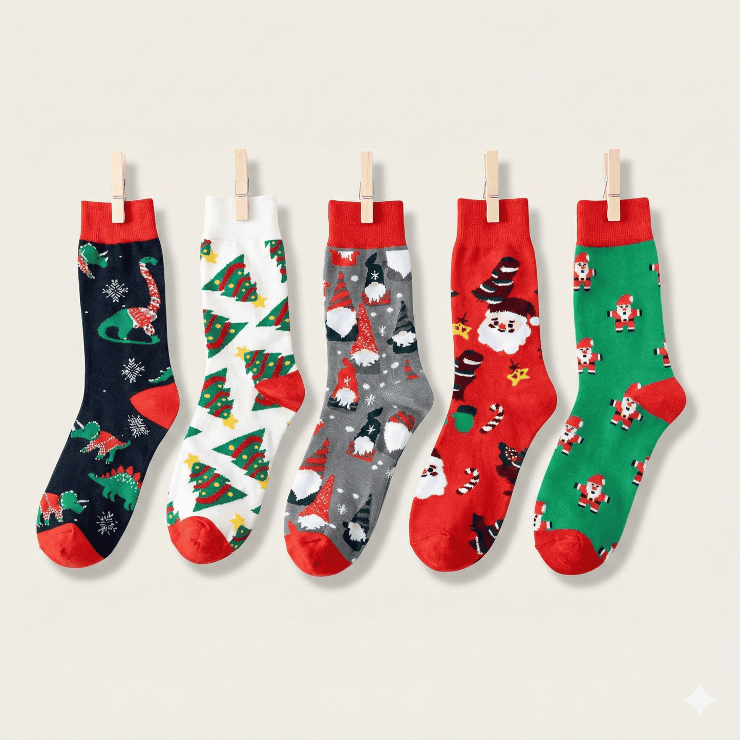 Weihnachtlich (5 Paar)