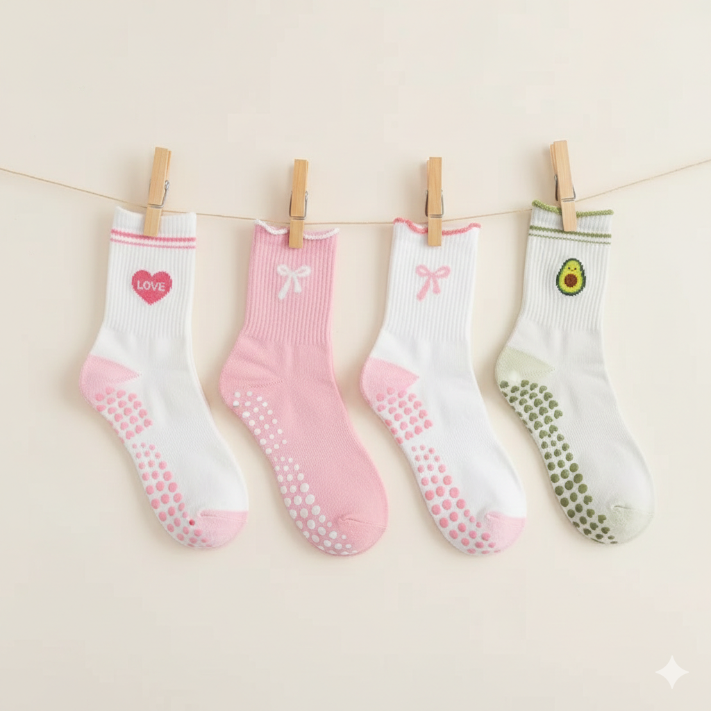 Pilates Socken – Balance Edition (4Paar)