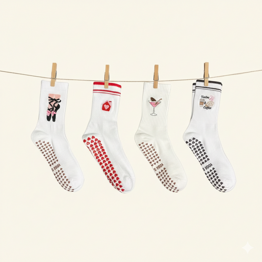 Pilates Socken – Lifestyle Edition (4Paar)
