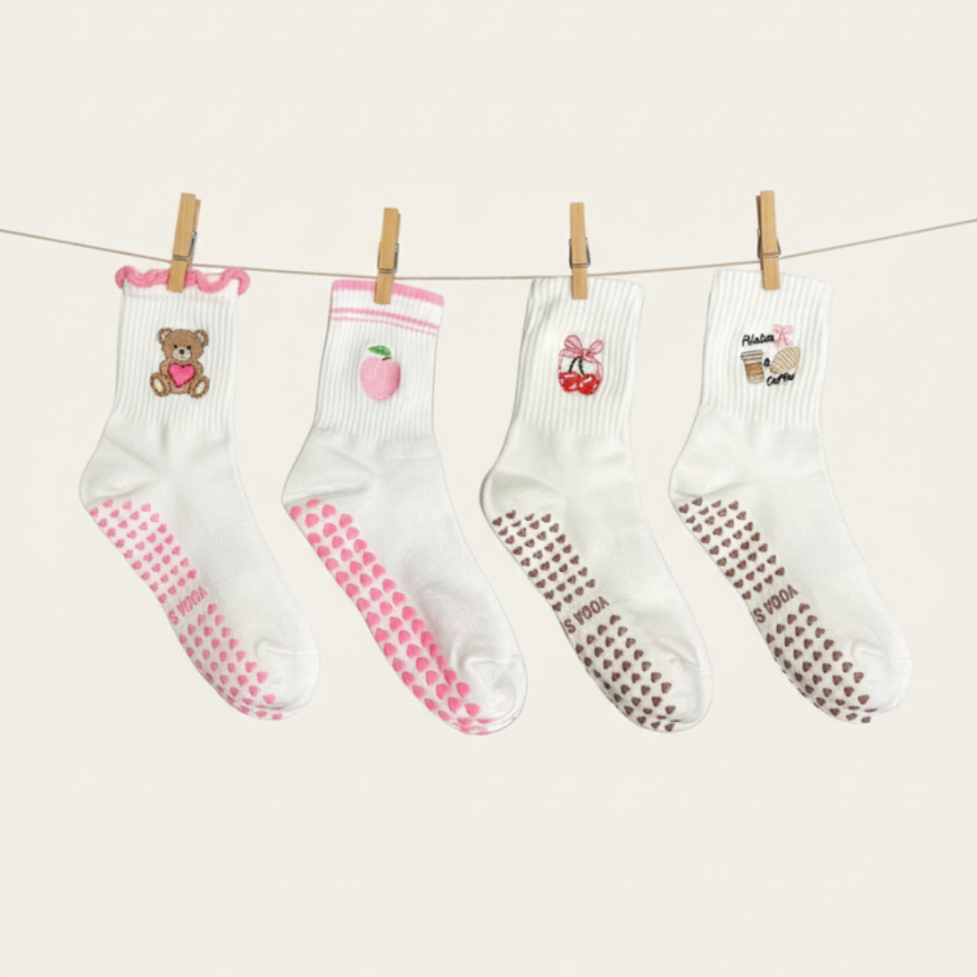 Pilates Socken – Flow Edition (4Paar)