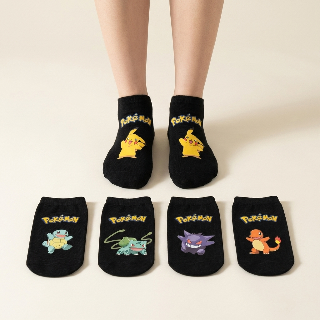 Pokemon Schwarz (5 Paar)